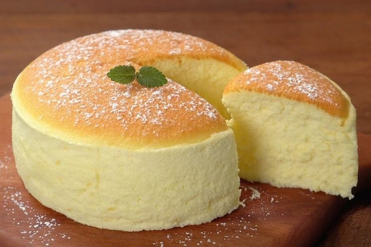Bánh bông lan phô mai bằng nồi chiên không dầu
