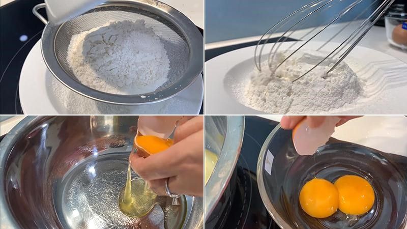 Công thức làm bánh bông lan bằng nồi chiên không dầu 