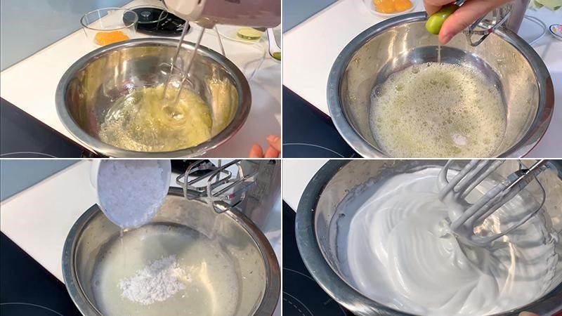 Công thức làm bánh bông lan bằng nồi chiên không dầu 