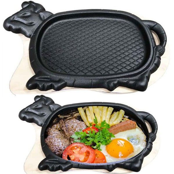 Bước 2: Chuẩn bị chảo gang (hoặc chảo thường)