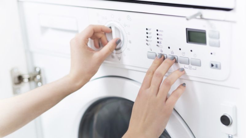 Điều chỉnh nhiệt độ nước khi giặt