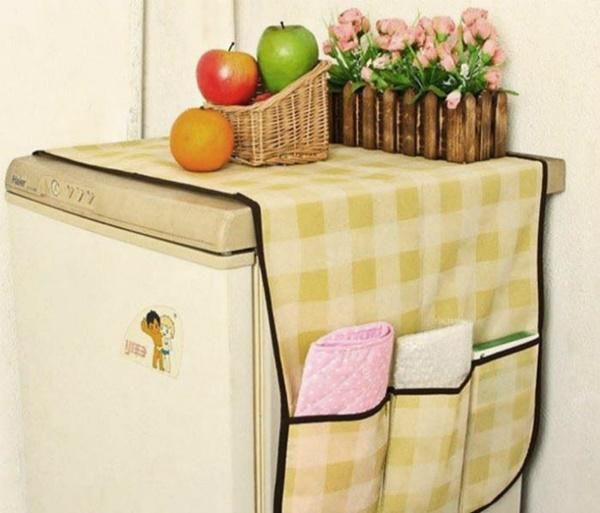 Không phủ nóc tủ lạnh bằng vải 