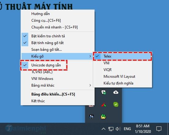 Gõ chữ tiếng Việt có dấu bị lỗi