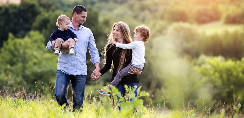 gia đình nơi ta cảm thấy vui khi trở về nhà