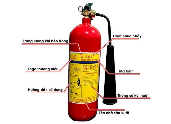 Bình chữa cháy khí CO2