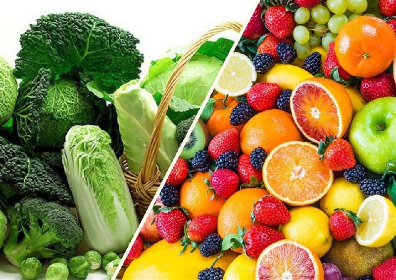  Tăng cường rau xanh và trái cây